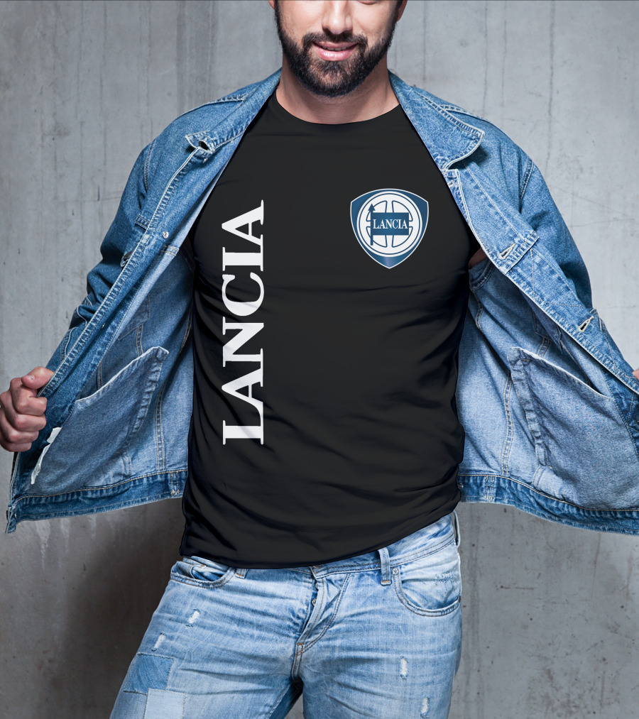 Lancia Shield Logo Vertical T-Shirt