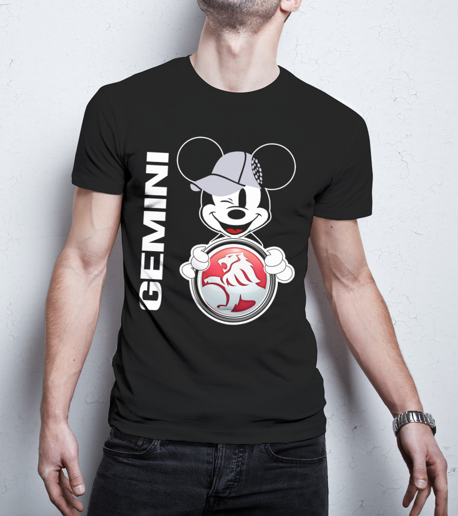 Gemini Mickey Holding Holden Lion T-Shirt
