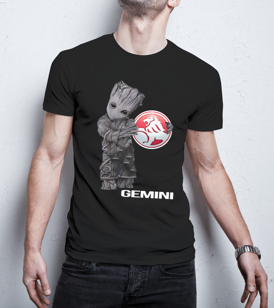 Gemini Holden Groot Character With Lion T-Shirt