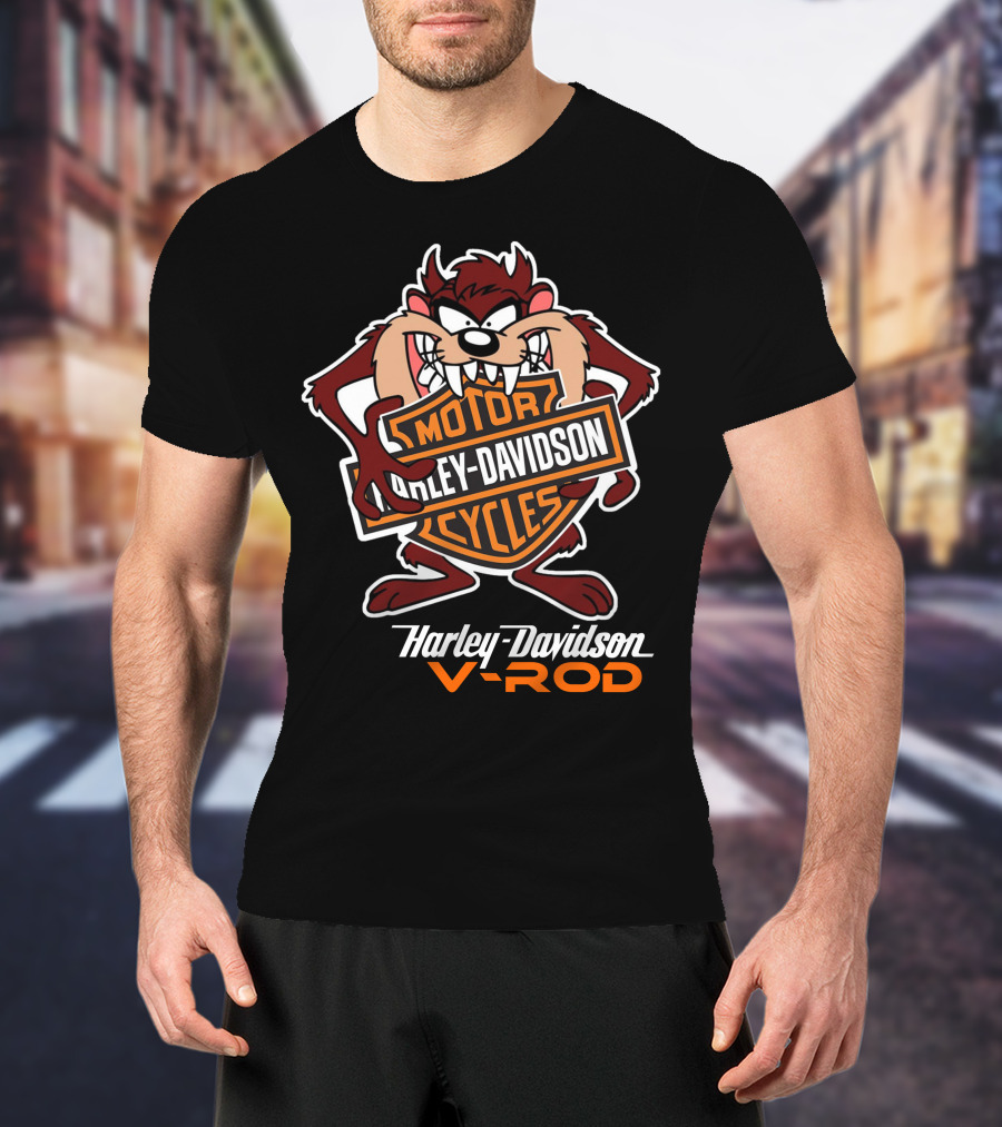 Harley Davidson V-Rod Taz Holding T-Shirt
