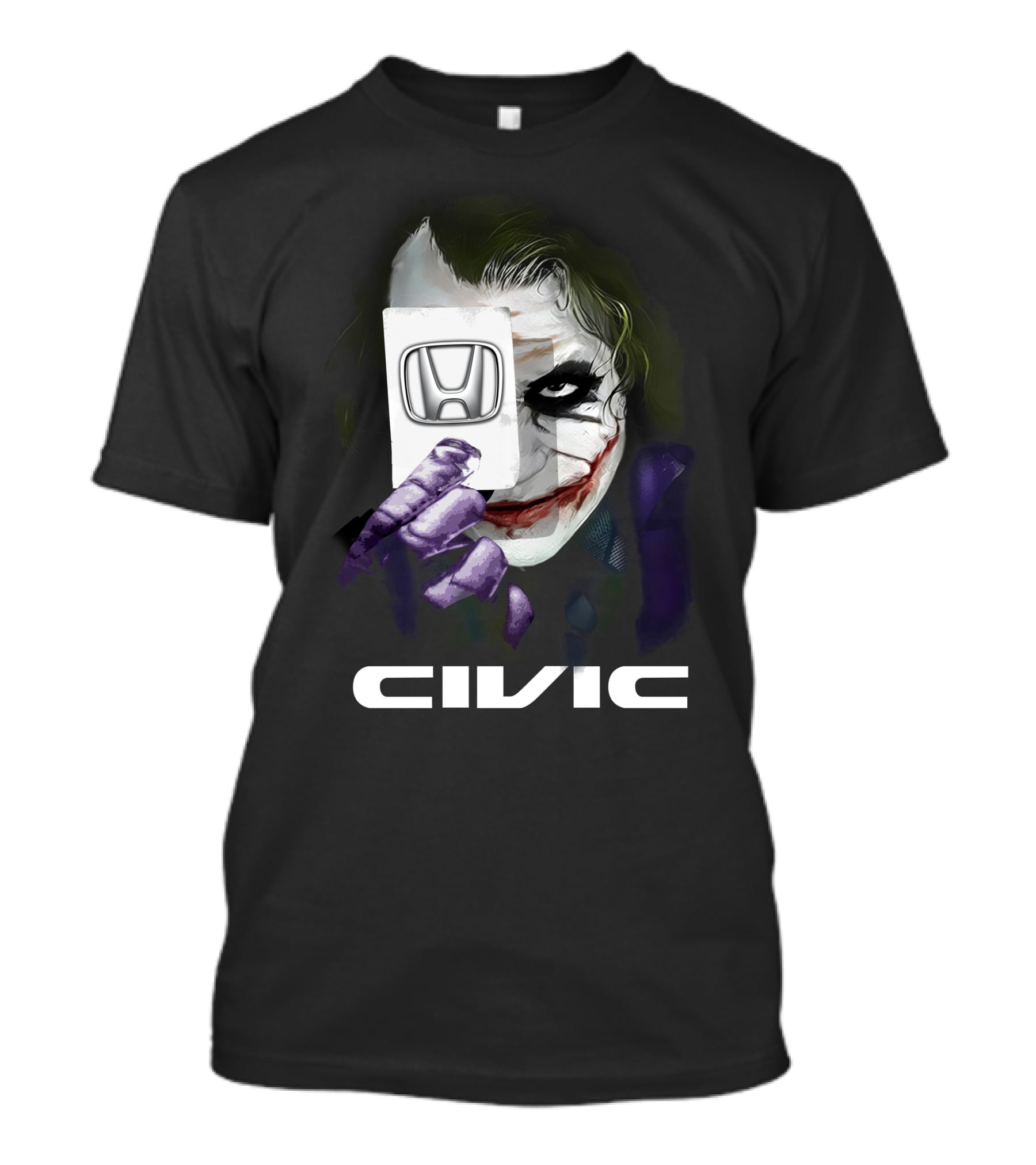 Civic 17 Joker Card With Honda T-Shirt