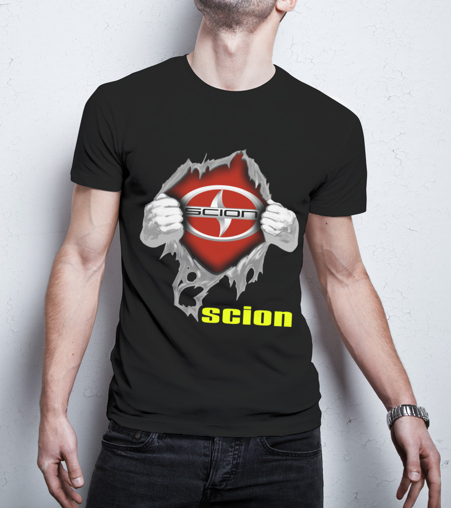 Scion Logo Ripping Through T-Shirt