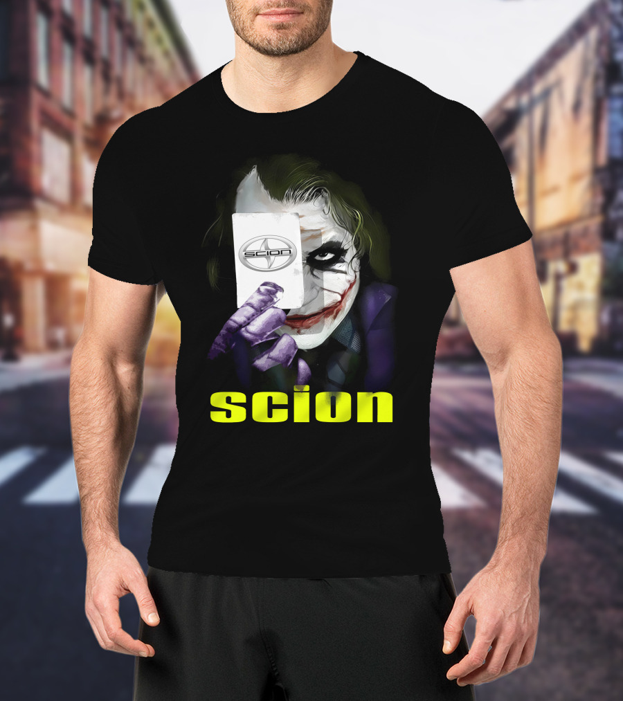 Scion Joker Card With Iconic Clown Face T-Shirt