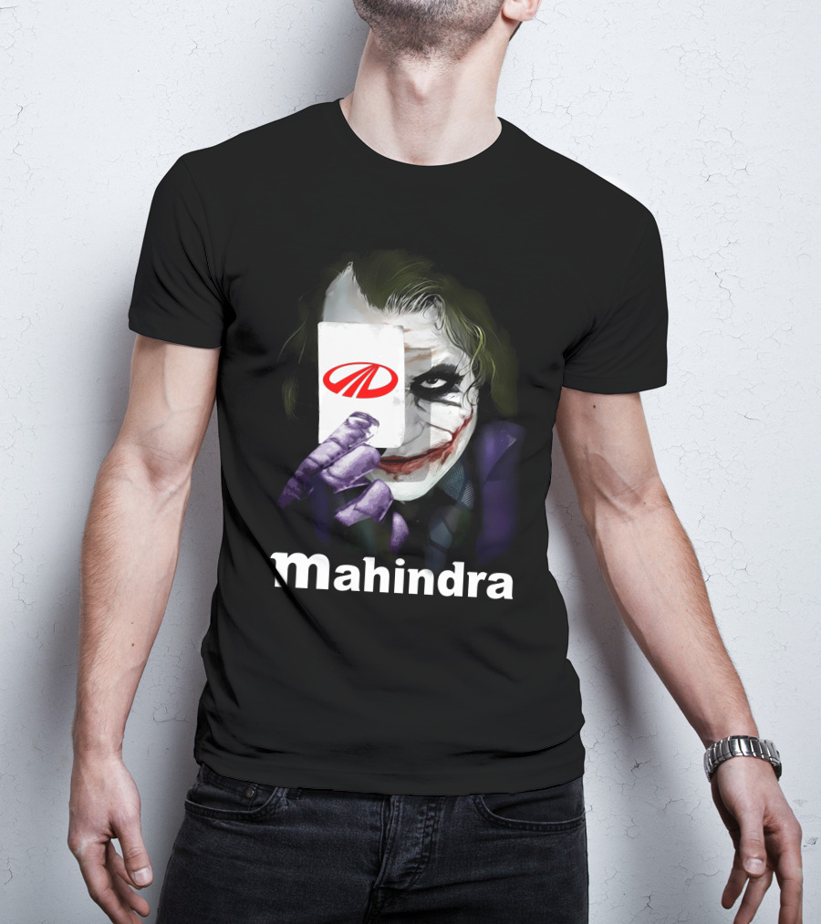 Mahindra Joker Card Iconic Face T-Shirt