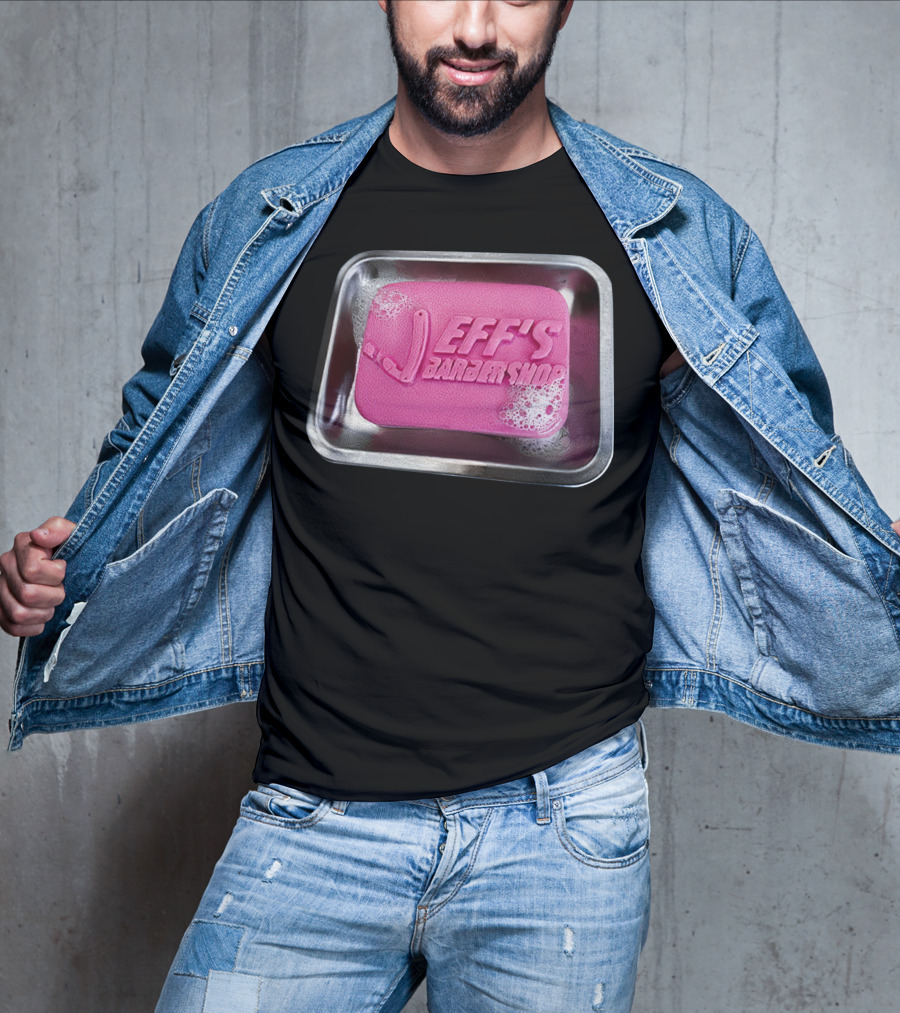 Jeff's Barbershop Soap In Tray T-Shirt