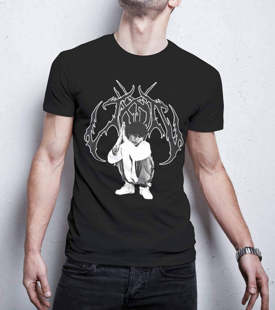 Jxdn Crouching Figure With Intricate T-Shirt