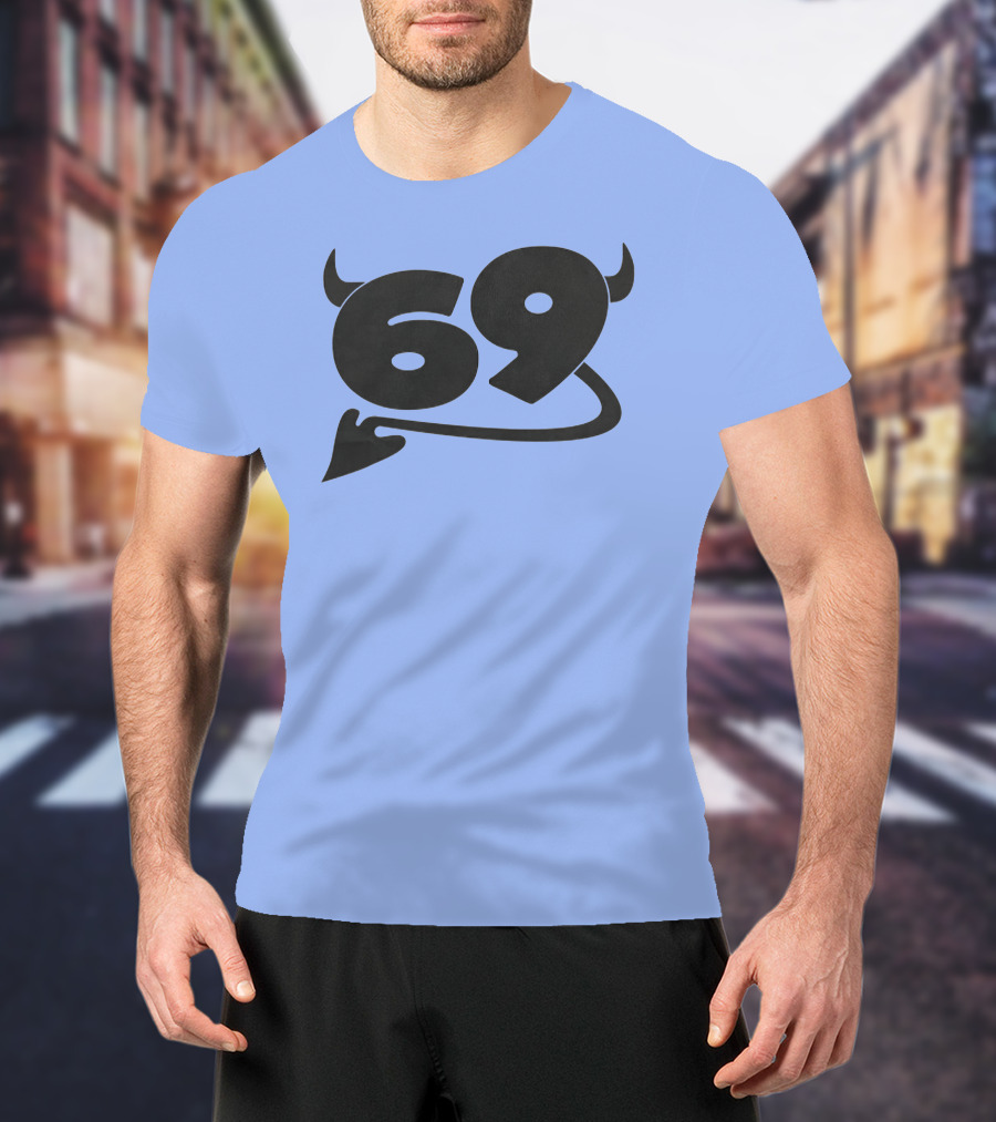 69 Devil Tail Horns King Princess Merch T-Shirt