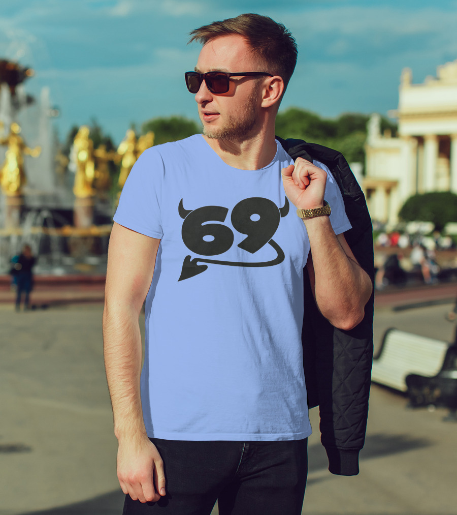 69 Devil Tail Horns King Princess Merch T-Shirt