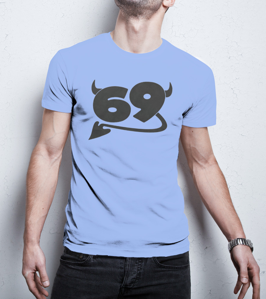 69 Devil Tail Horns King Princess Merch T-Shirt