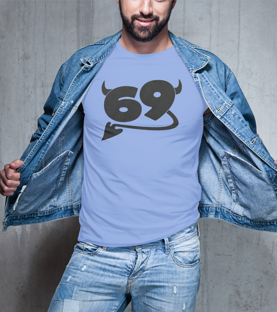 69 Devil Tail Horns King Princess Merch T-Shirt