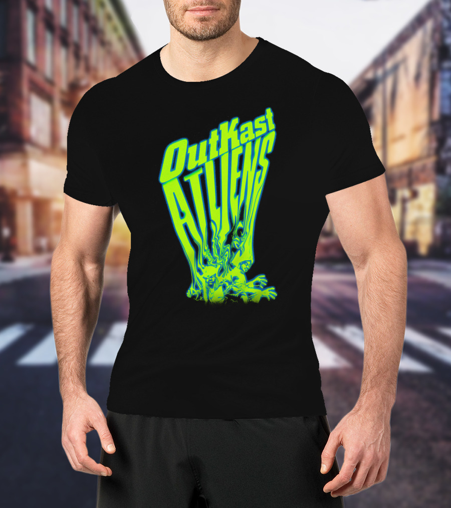 OutKast ATLiens Retro Sci-Fi Neon T-Shirt