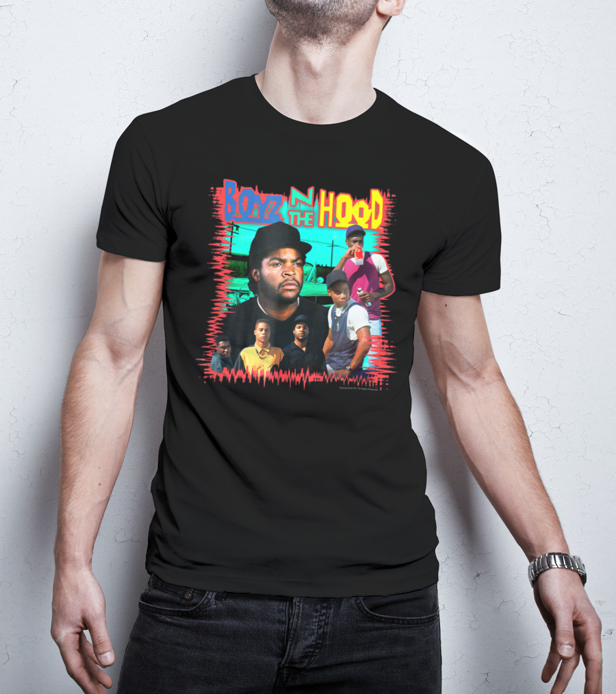 Boyz N The Hood Movie Characters And Scenes Compilation T-Shirt