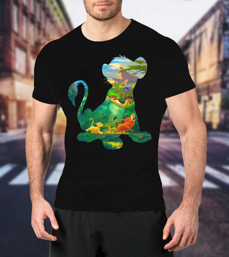 Disney Lion King Simba Pumbaa Timon Adventure T-Shirt
