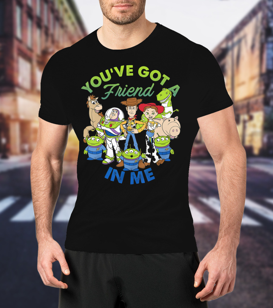 You've Got A Friend In Me Disney Pixar Toy Story Character Group T-Shirt