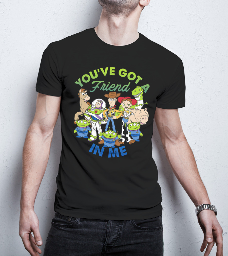 You've Got A Friend In Me Disney Pixar Toy Story Character Group T-Shirt