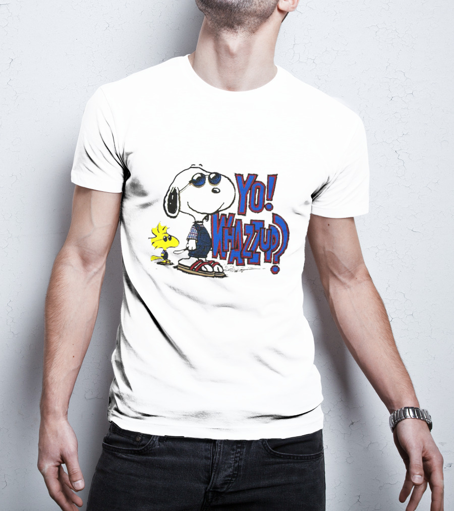 Yo Whazzup Snoopy Woodstock T-Shirt