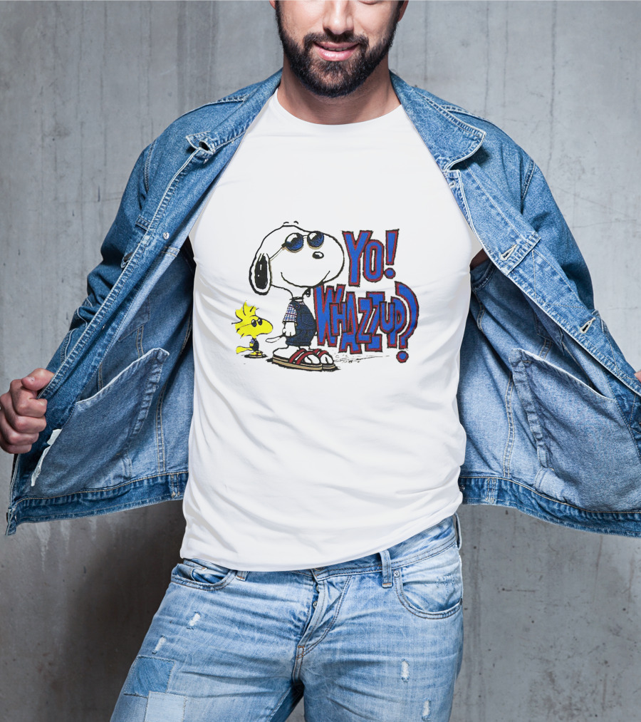 Yo Whazzup Snoopy Woodstock T-Shirt