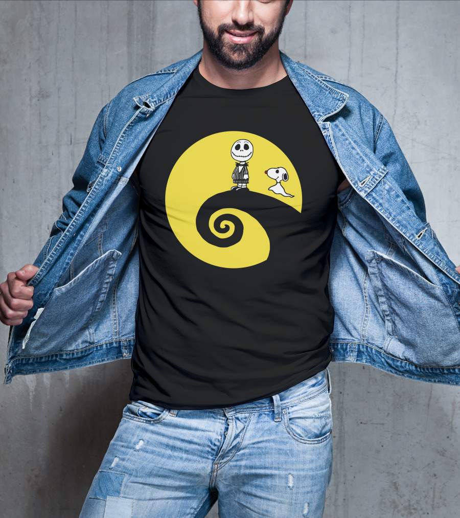 Jacksnop Nightmare Crossover With Dog On Spiral Hill T-Shirt