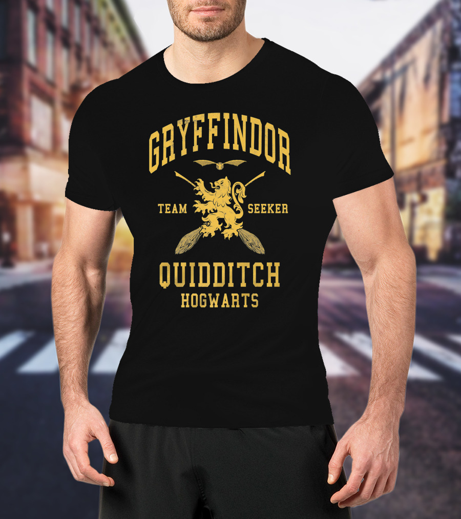 Gryffindor Team Seeker Quidditch Hogwarts Only Today T-Shirt