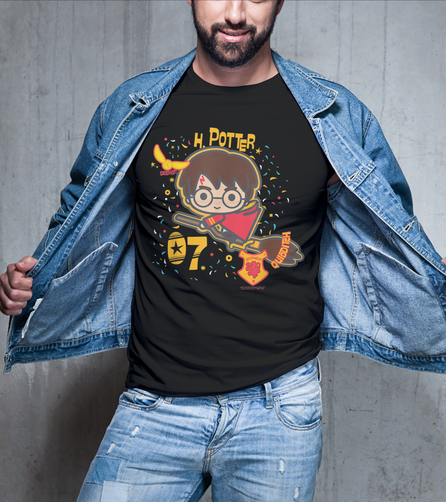 H Potter Gryffindor Seeker Quidditch T-Shirt