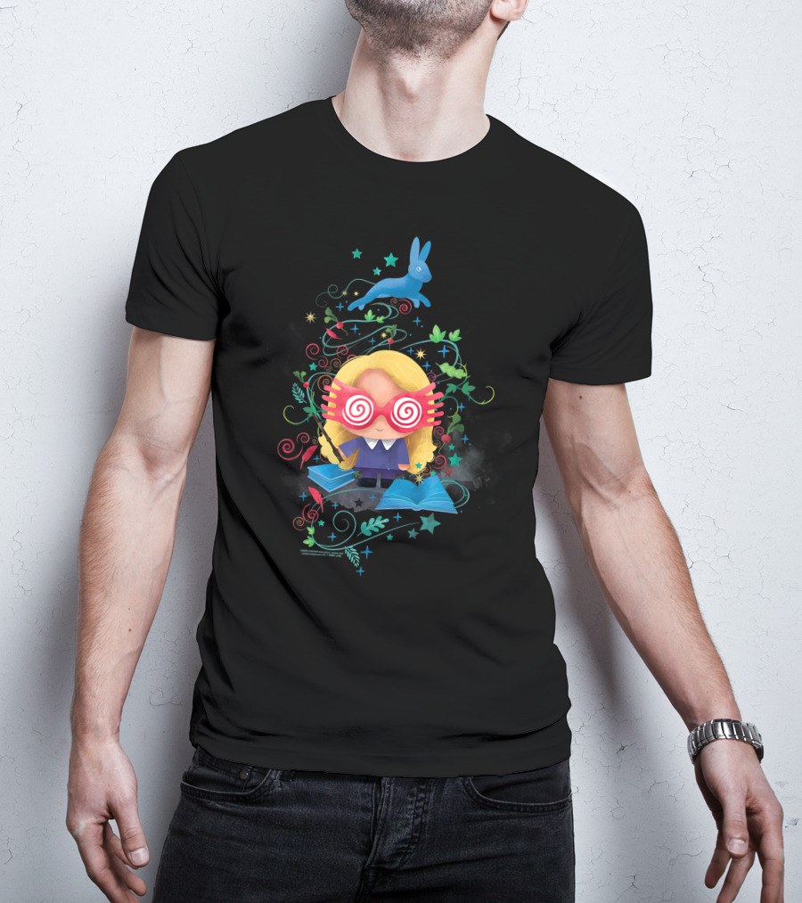 Only Today Magical Adventure With Blue Rabbit And Whimsical Glasses T-Shirt