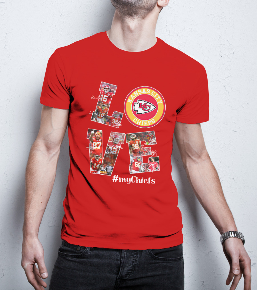 Kansas City Chiefs Love #Mychiefs T-Shirt