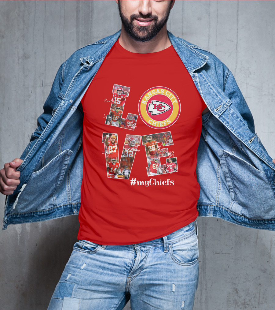 Kansas City Chiefs Love #Mychiefs T-Shirt