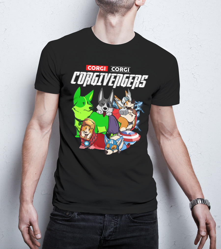 Corgi Corgi Corgivengers Dc1 T-Shirt