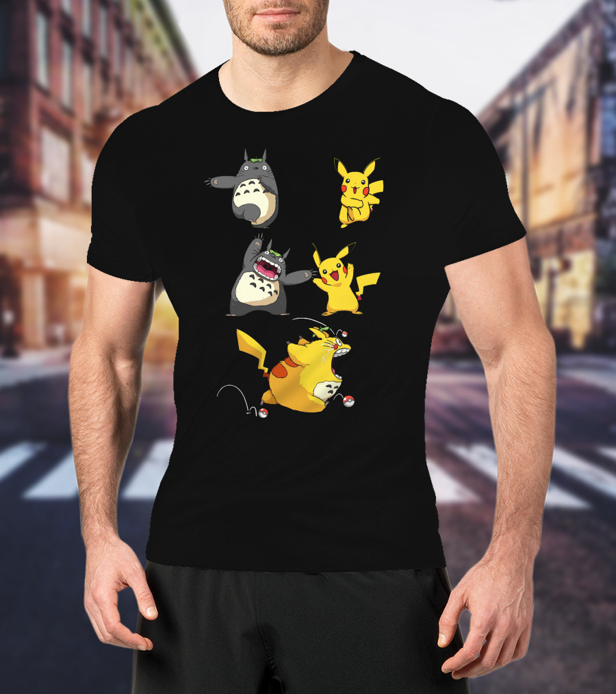Only Today Pikachu Totoro Mashup T-Shirt