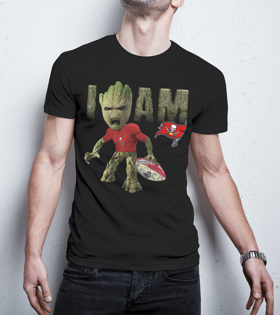 I Am Groot Buccaneers Football Only Today T-Shirt
