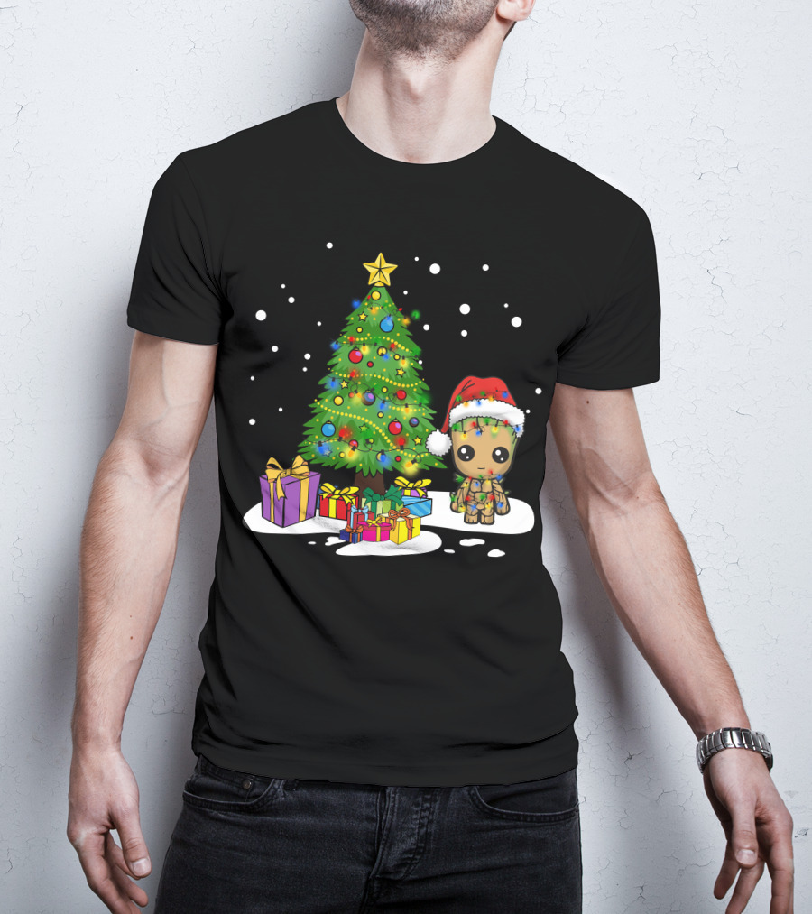 Only Today Christmas Tree Santa Hat Gifts T-Shirt