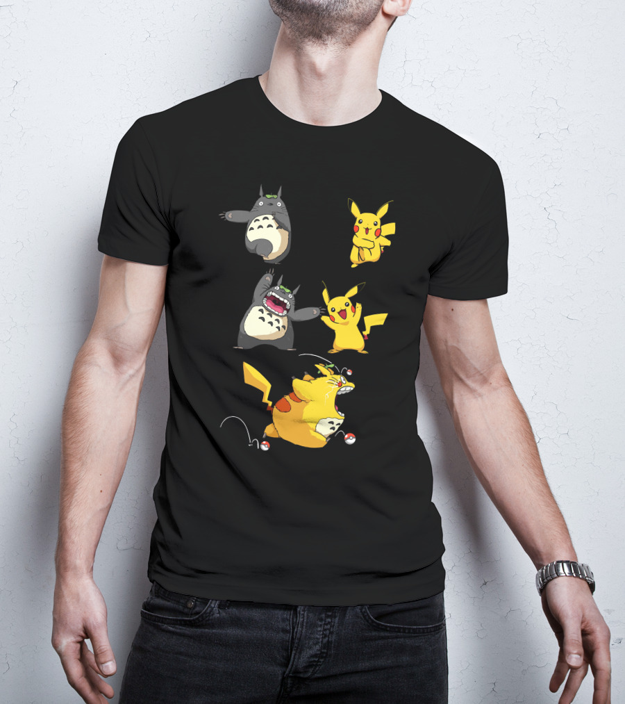 Pikachu Totoro Mashup T-Shirt