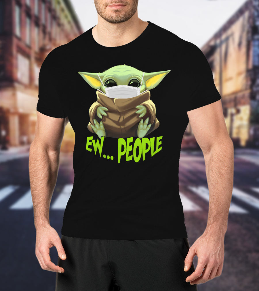 Ew People 36 Baby Alien Mask T-Shirt