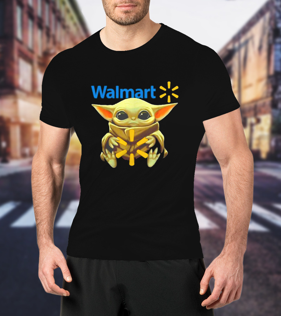 Walmart Baby Alien Character Holding T-Shirt