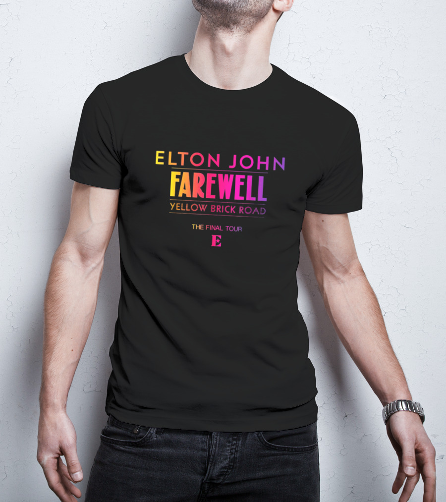 Elton John Farewell Yellow Brick Road Final Tour T-Shirt