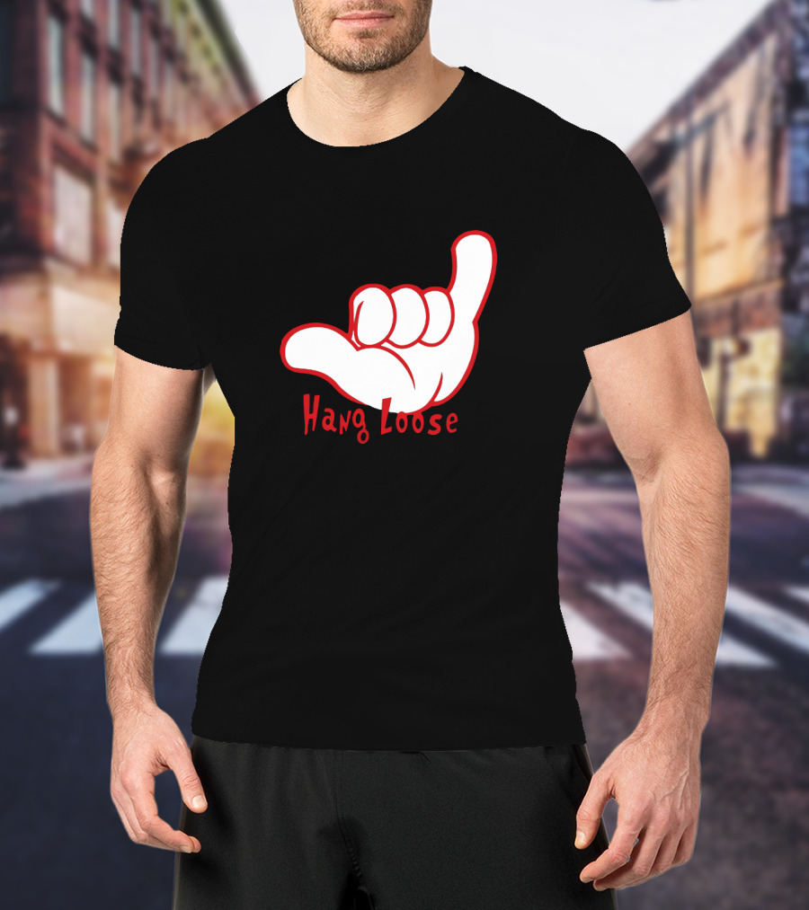 Hang Loose Shaka Hand Gesture Beach Vibes T-Shirt