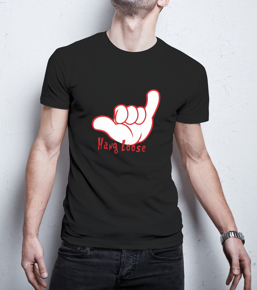 Hang Loose Shaka Hand Gesture Beach Vibes T-Shirt