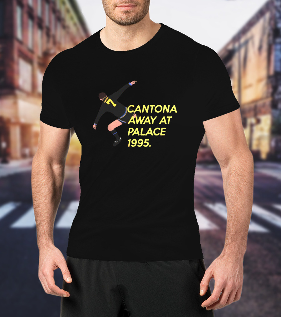 Current Stress Level Cantona Away At Palace 1995 Iconic Football Moment T-Shirt