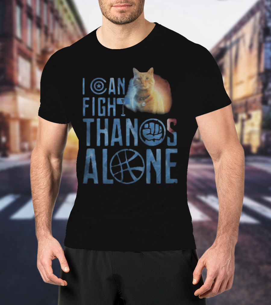 Cat Goose Empowered By Avengers To Defeat Thanos Independently T-Shirt