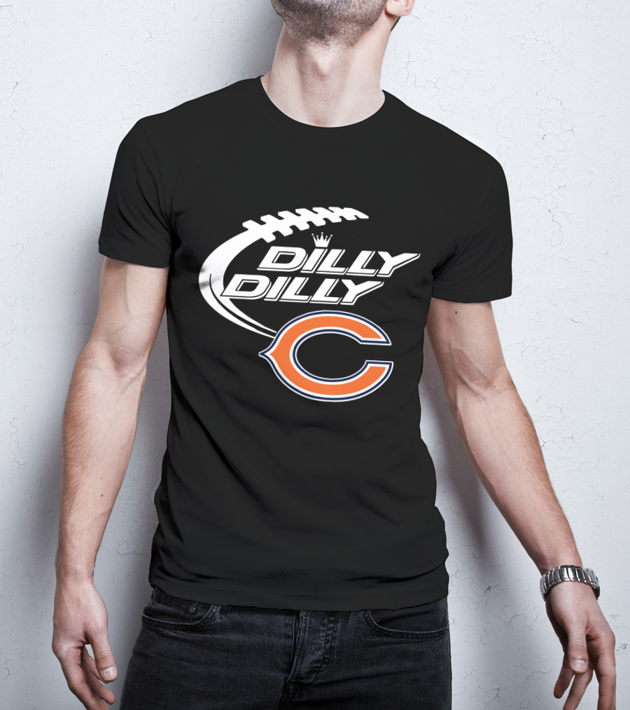 Chicago Bears Dilly Dilly Bud Light Football Fans T-Shirt