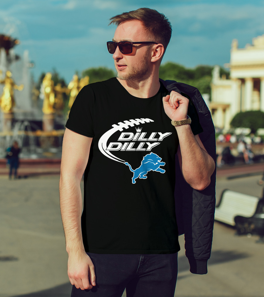 Detroit Lions Dilly Dilly Bud Light Football Lions T-Shirt