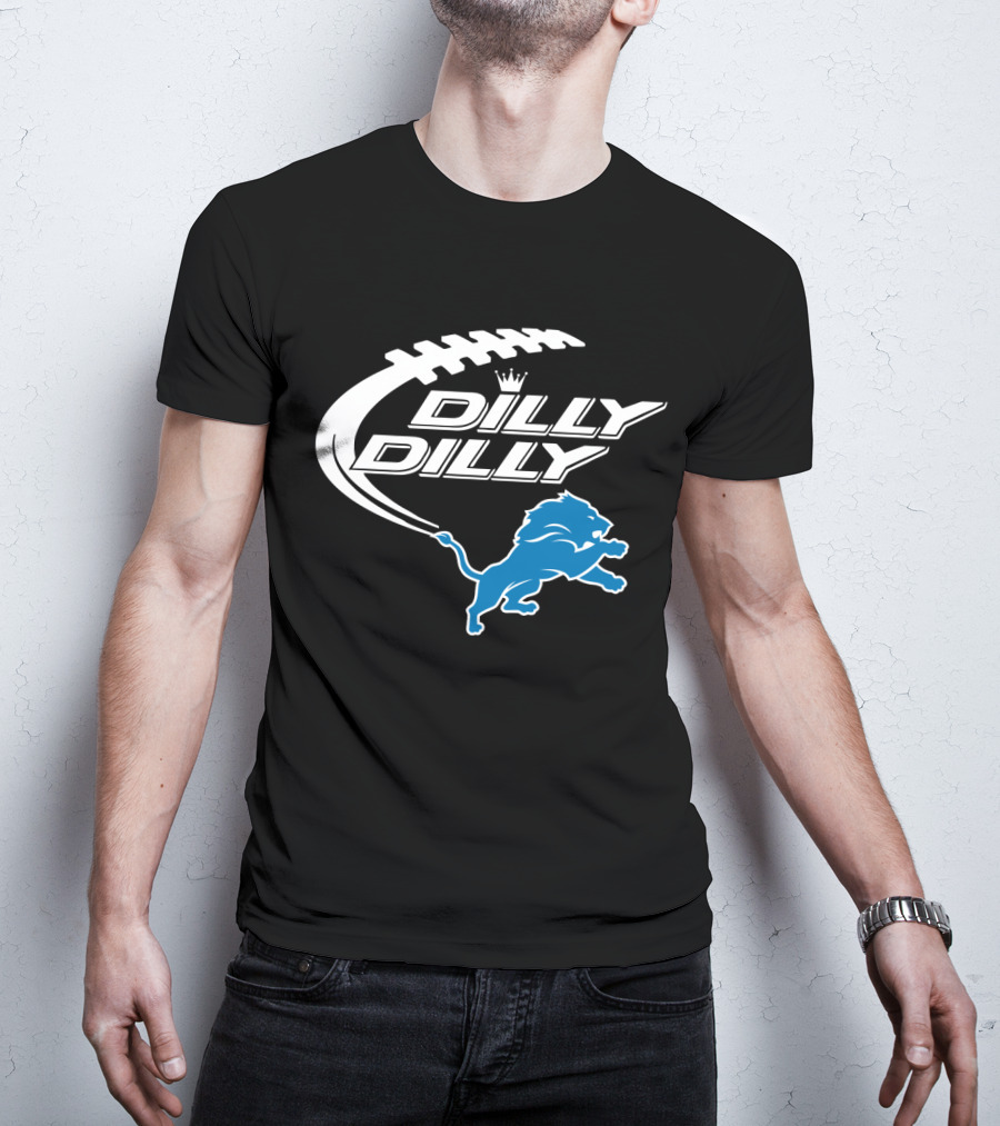 Detroit Lions Dilly Dilly Bud Light Football Lions T-Shirt