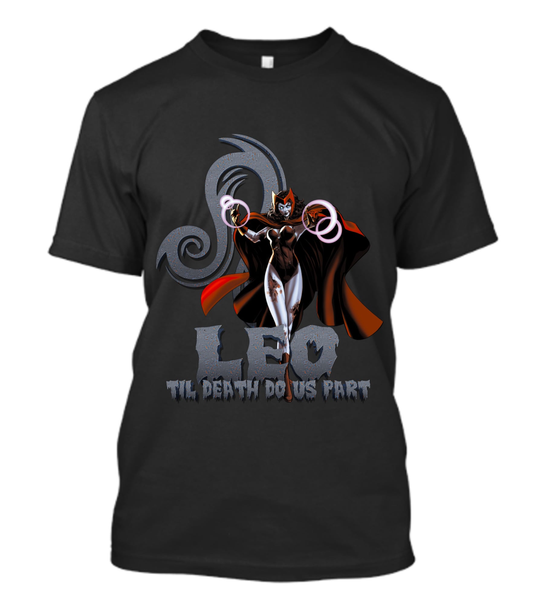 Scarlet Witch Leo Til Death Do Us Part Marvel Fans T-Shirt