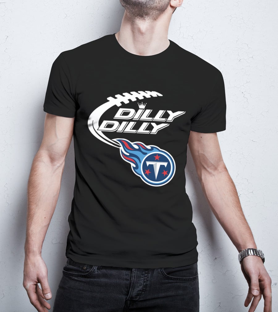 Tennessee Titans Dilly Dilly Bud Light Football Fans T-Shirt