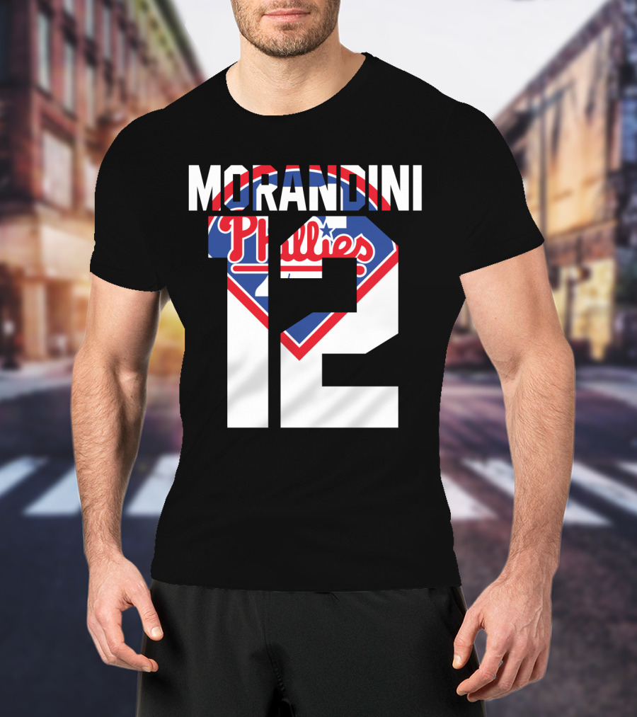 Morandini 12 Philadelphia Phillies 1993 Baseball Team Retro T-Shirt