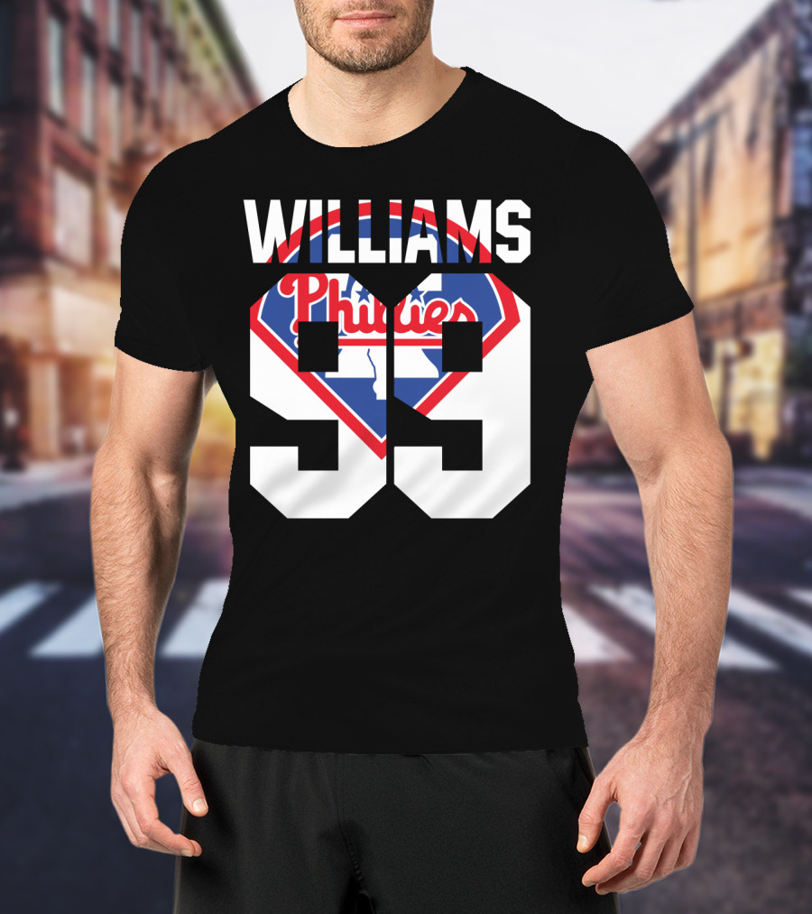 Philadelphia Phillies 1993 Williams 99 Baseball T-Shirt