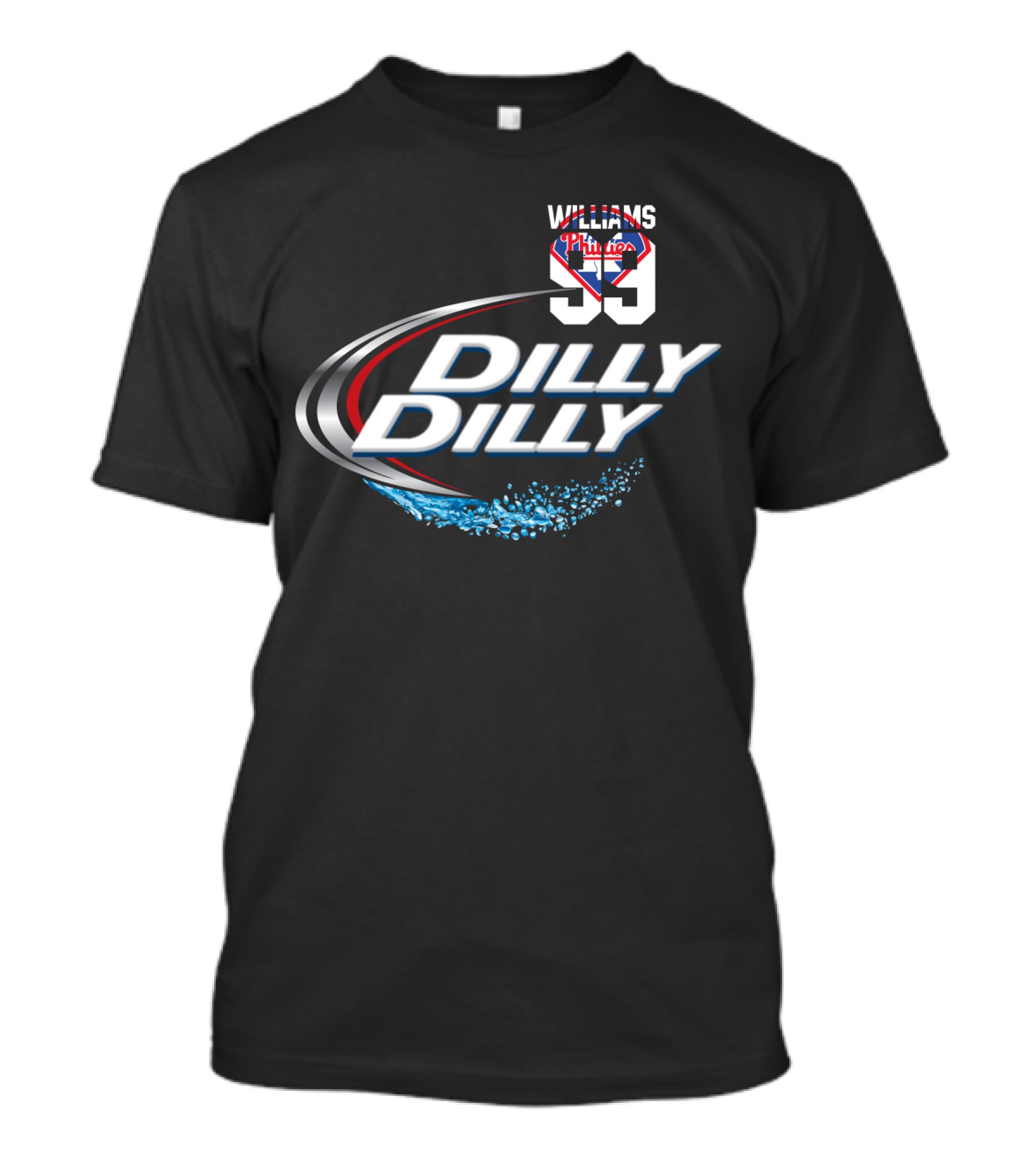 Williams 1993 Philadelphia Phillies 99 Dilly Dilly T-Shirt