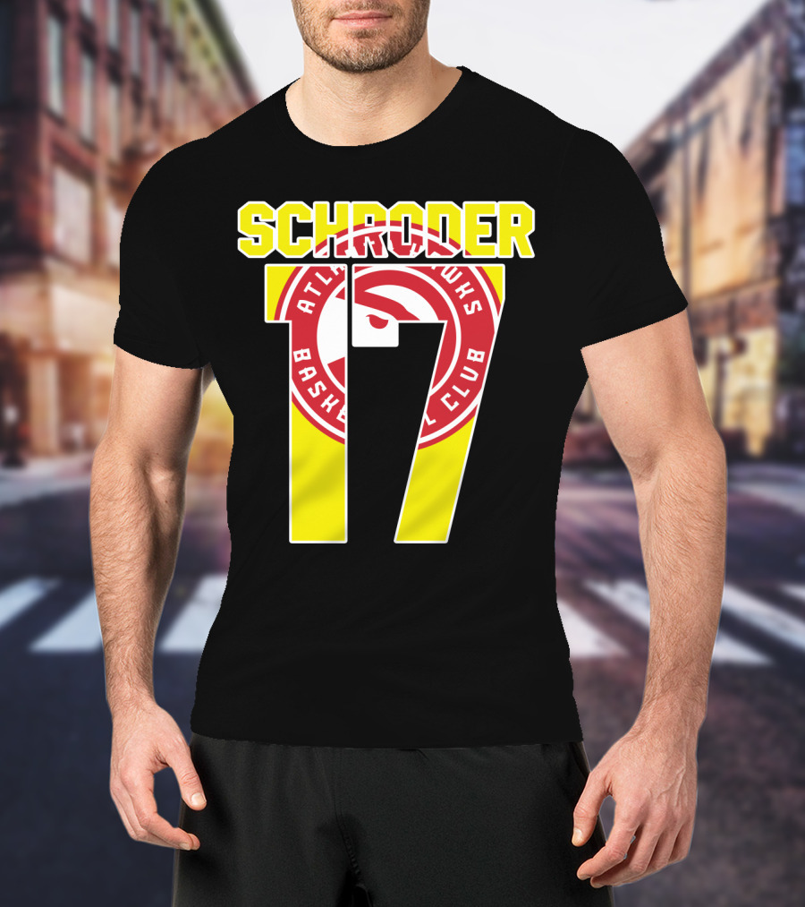 Schroder 17 Atlanta Hawks Basketball Club T-Shirt
