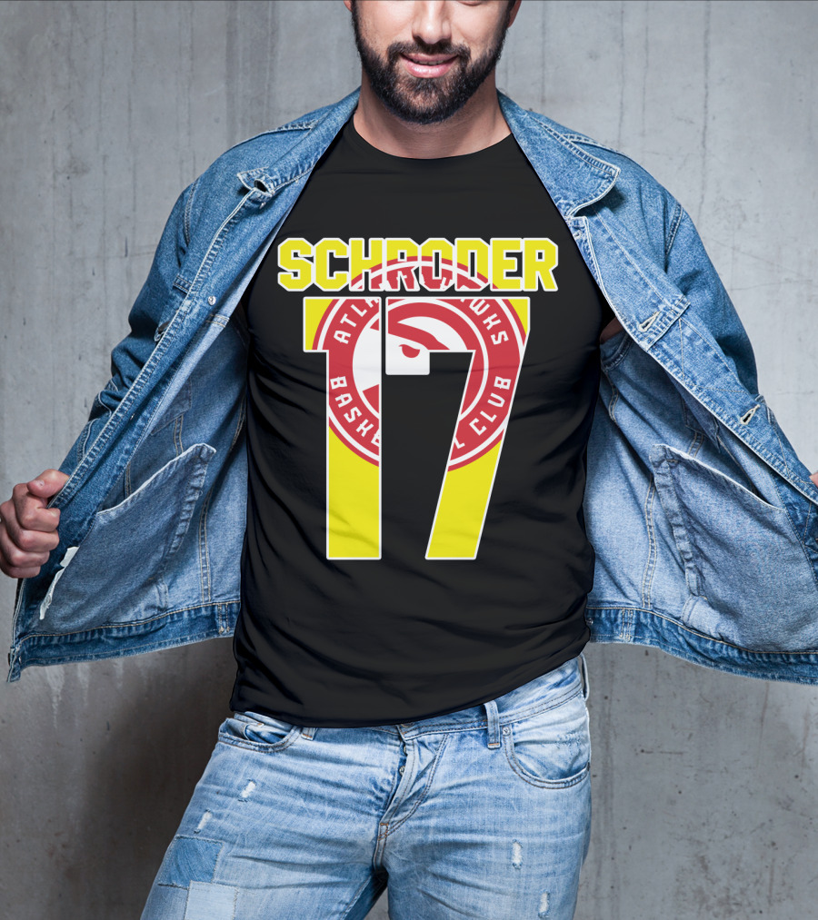 Schroder 17 Atlanta Hawks Basketball Club T-Shirt
