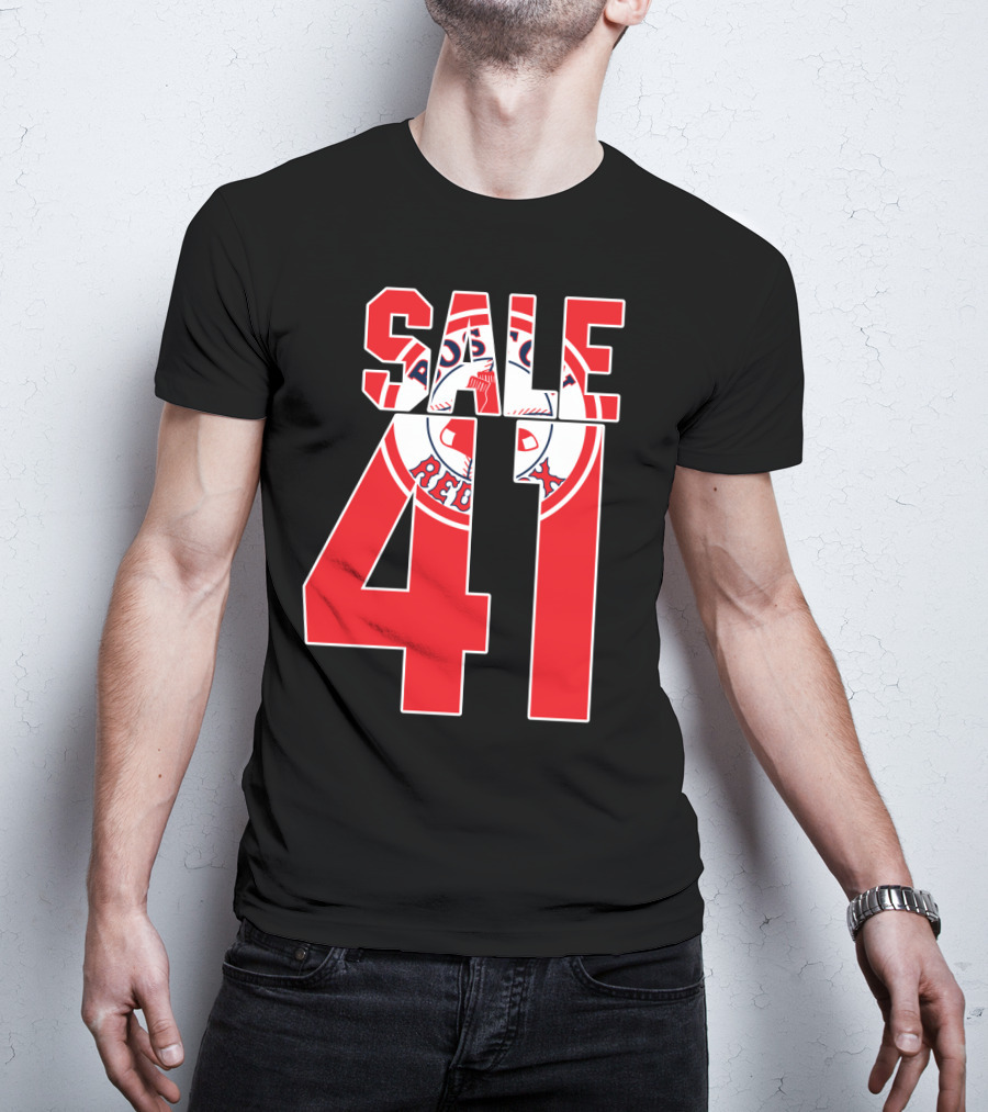 Boston Red Sox Chris Sale 41 Baseball T-Shirt